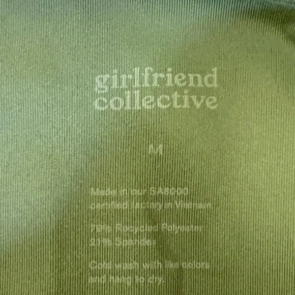 Girlfriend Collective Women's High Waist Stretch Cropped Leggings Size‎ M - Picture 10 of 14